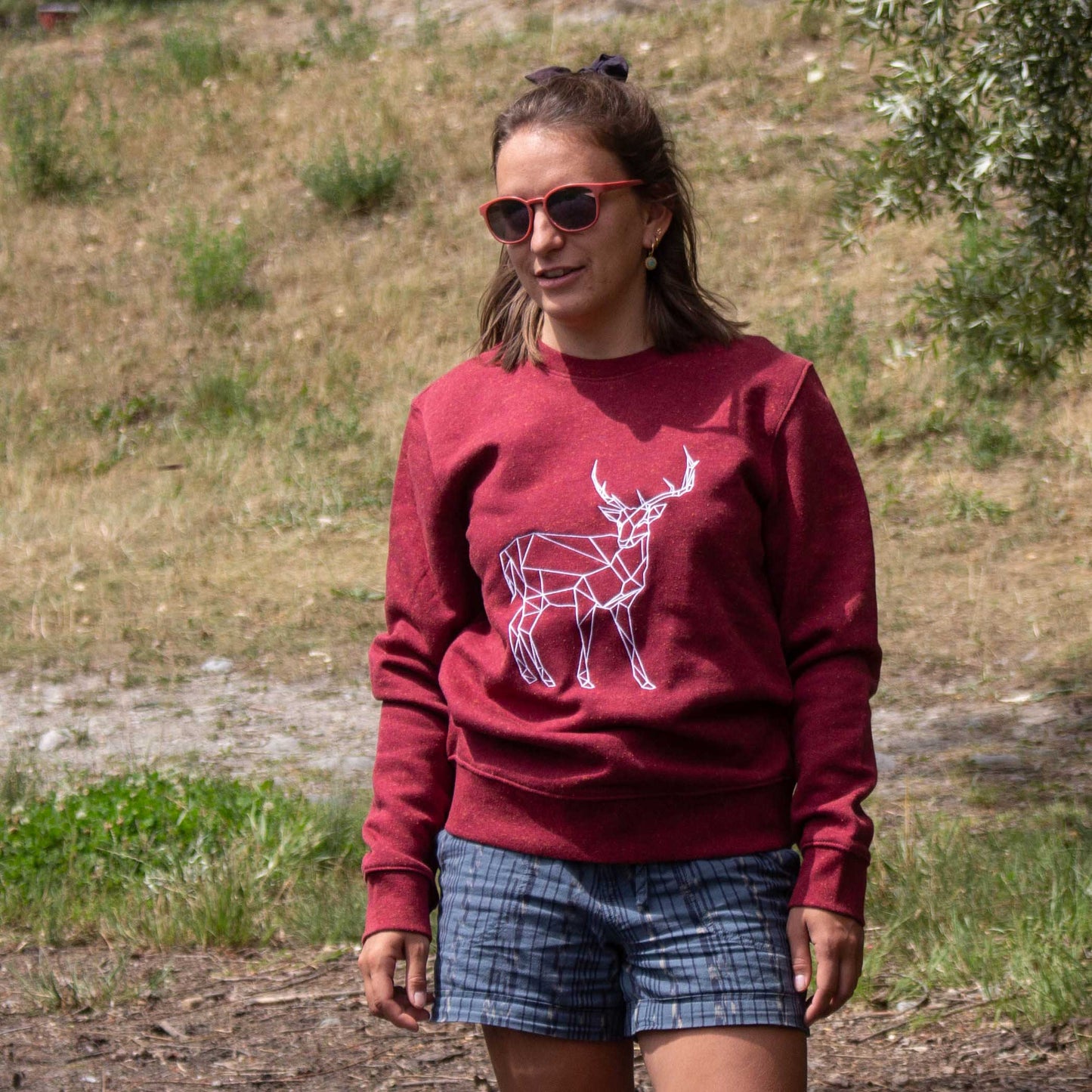 Men's "Cervidae" embroidered sweater